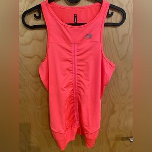 Neon pink workout top